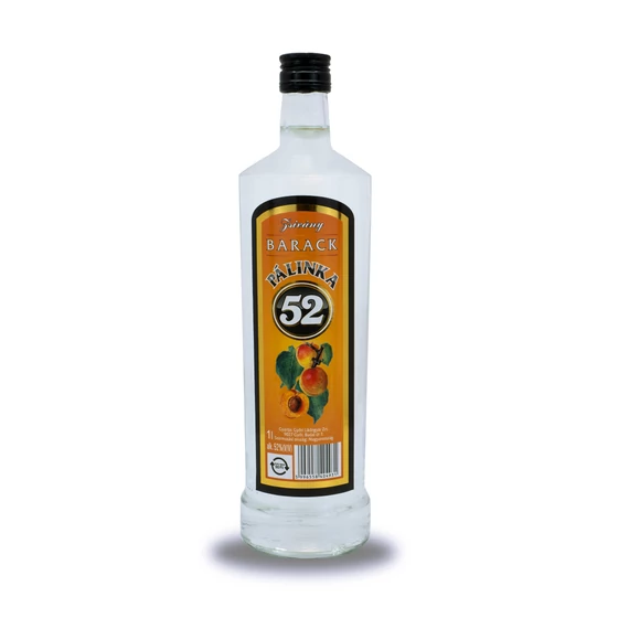 Zsivány Barackpálinka 1 l 52% DRS